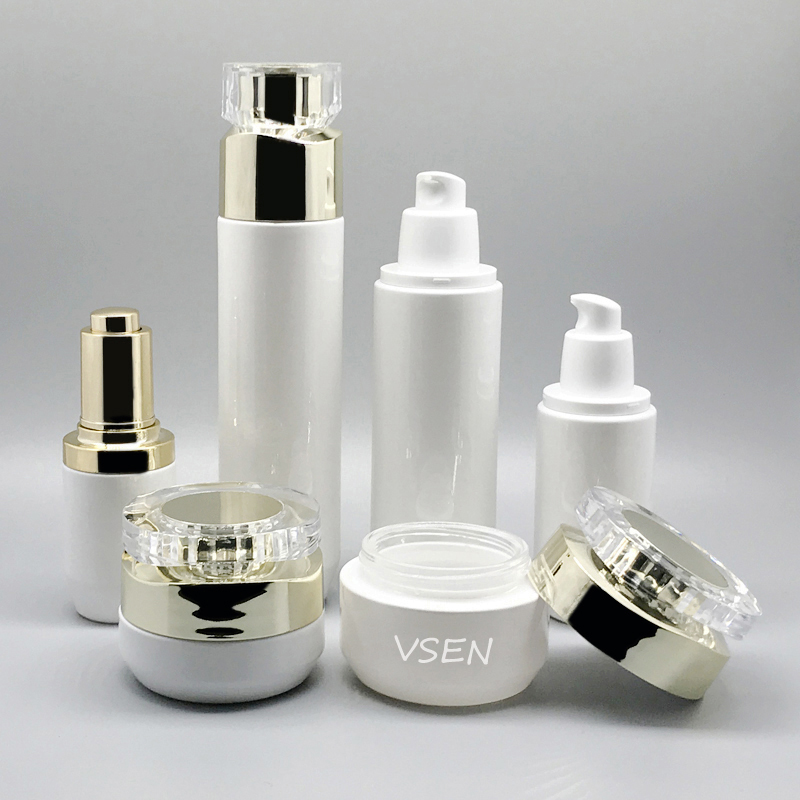 心悦白色高档化妆品包装瓶子 面霜瓶子批发 透明(图12)